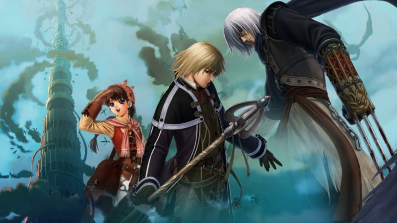 Protagonistas de Ys Origin: Yunica, Hugo e Toal