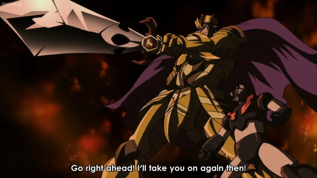 Mazinger ao lado de Zeus na adaptação de 2009
