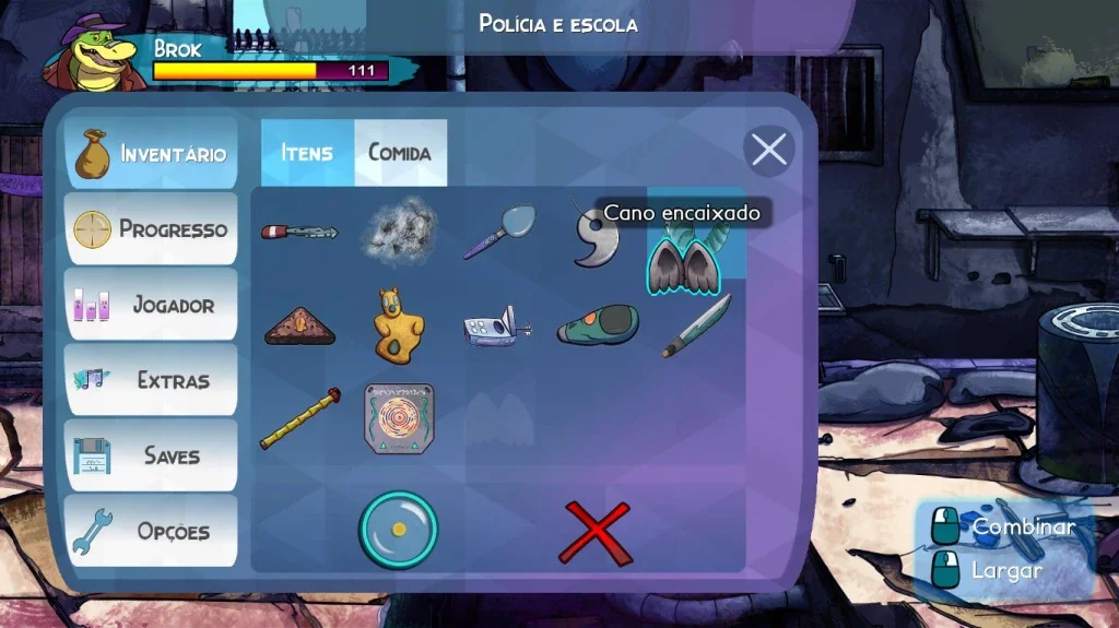 O inventário de Brok: The InvestiGator
