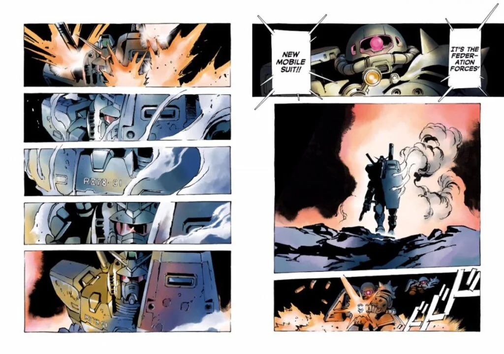 Paginas do mangá: Mobile Suit Gundam - The Origin