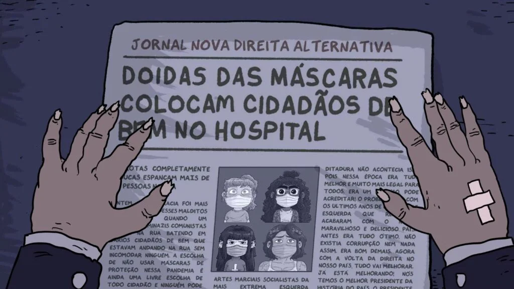 Cutscene de Punhos de Repúdio