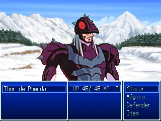 Thor de Phecda, primeiro chefão de Saint Seiya RPG: Asgard Chapter