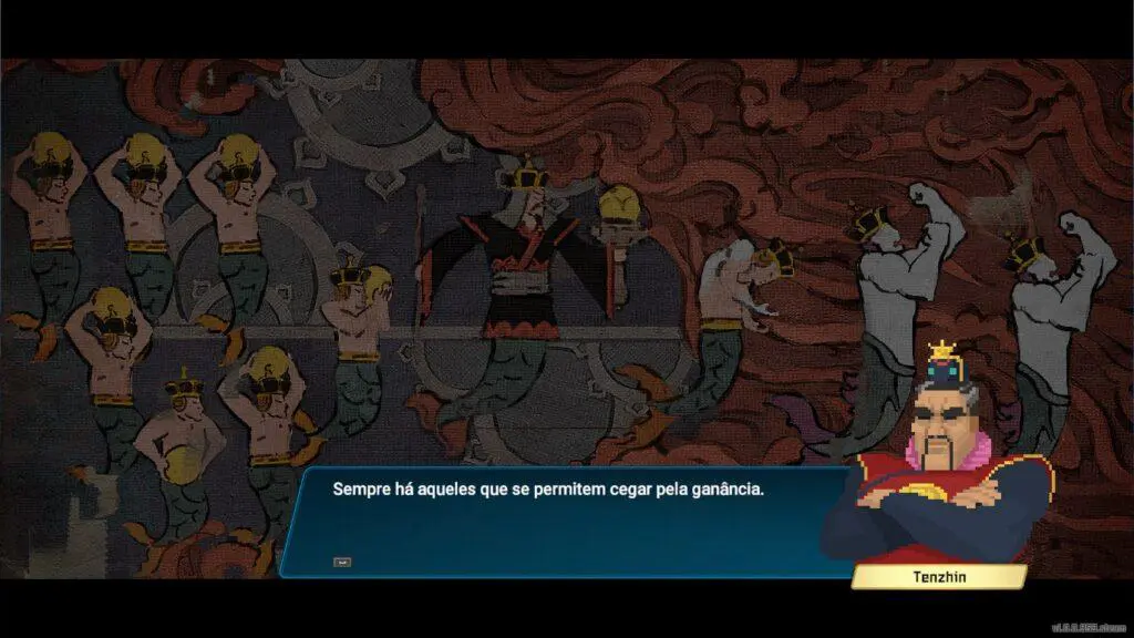 Diálogo contando a história do Povo Marinho
