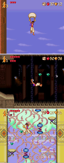 Fases de Aladdin do Super Nintendo