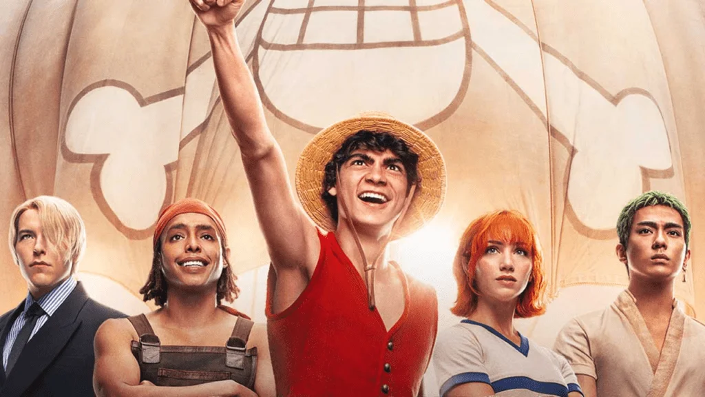 Imagem promocional de One Piece, série live action da Netflix com colaboração da Shueisha e Tomorrow Studios