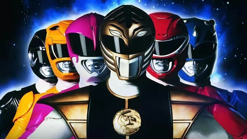 Pôster de Power Rangers: O Filme, lançado em 1995