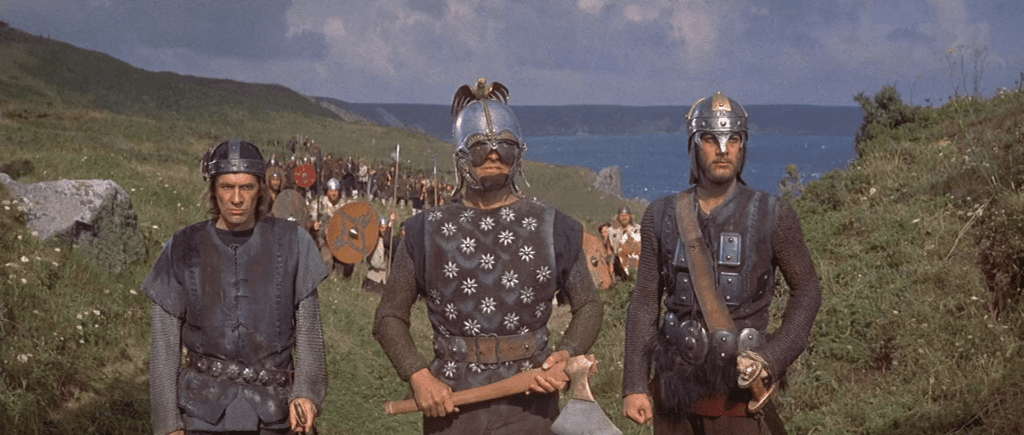 Vikings, Os Conquistadores (1958), com Kirk Douglas e Tony Curtis, traz os swashbucklers para a era dos "homens do norte"