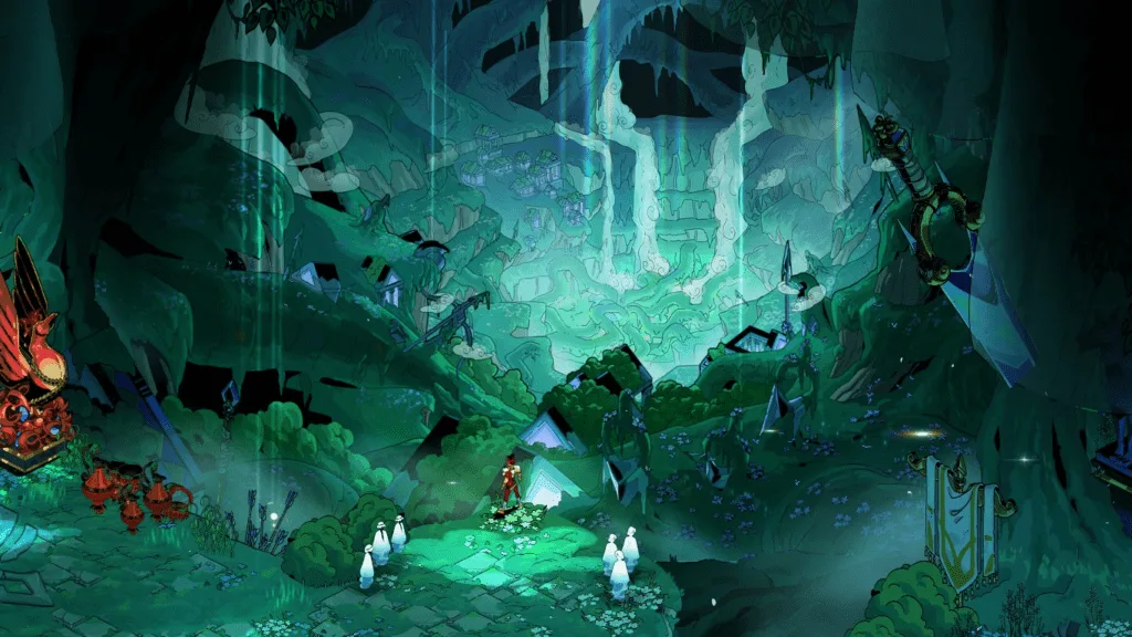 Mapa do Elísio do mais que aclamado roguelike: Hades