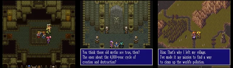 Cada uma das campanhas com os protagonistas Sion, Surlent e Riza