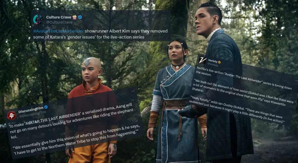 Informações recentes sobre a série live action de Avatar desagradaram bastante os fãs