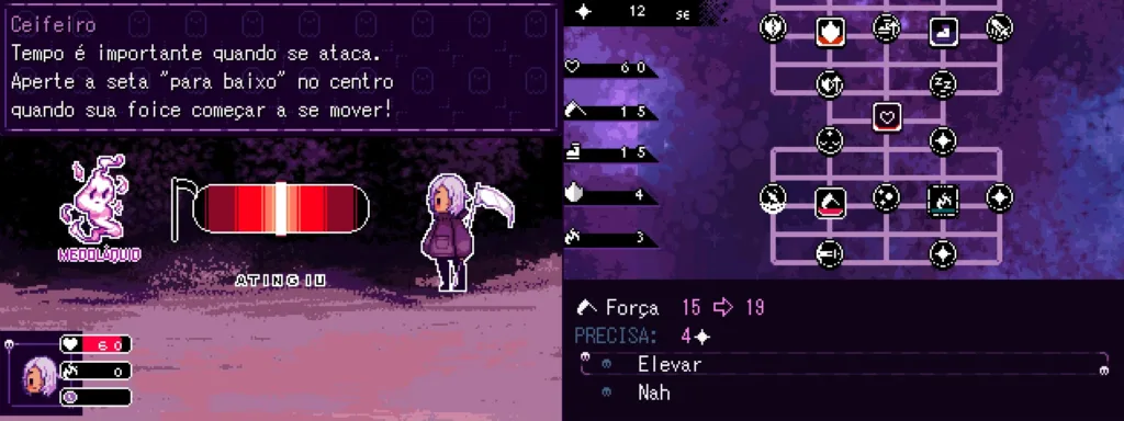 Sistema de batalha de Grimm's Hollow
