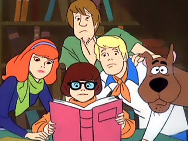 Scooby-Doo, clássico da Hannah-Barbera, é um exemplo de desenhos da década de 60 que utilizavam laugh tracks