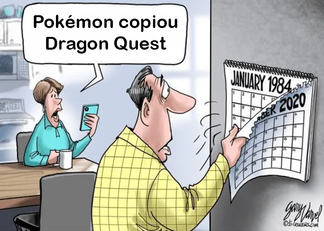 O discurso de que Pokémon copiou Dragon Quest voltou e cada vez que isso acontece ele vem pior