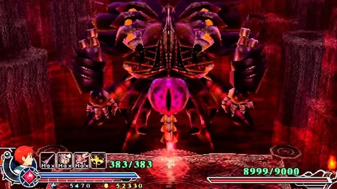 Último chefão do jogo Ys: The Oath In Felghana, um dos melhores JRPGs de ação feitos
