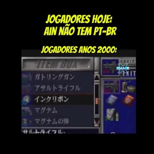Um meme merda sobre legendas em jogos