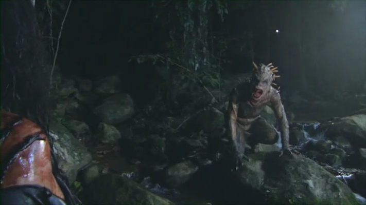 O Chupacabras de A Noite do Chupacabras, filme de terror independente brasileiro.