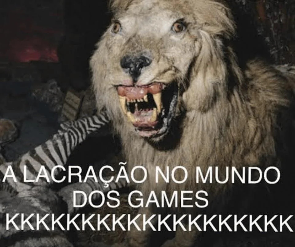 Um dos memes da "lacração no mundo dos games" feitos para satirizar o canal da Central cujo conteúdo gira em torno do fantasma da cultura woke