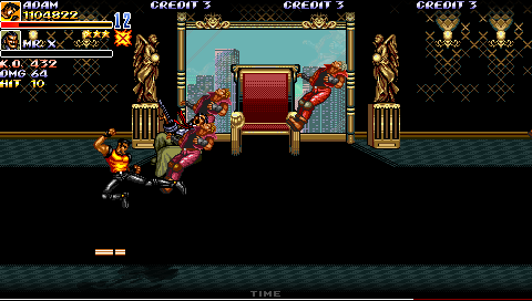 Último chefão na campanha do primeiro Strets of Rage recriado no fangame Streets of Rage X