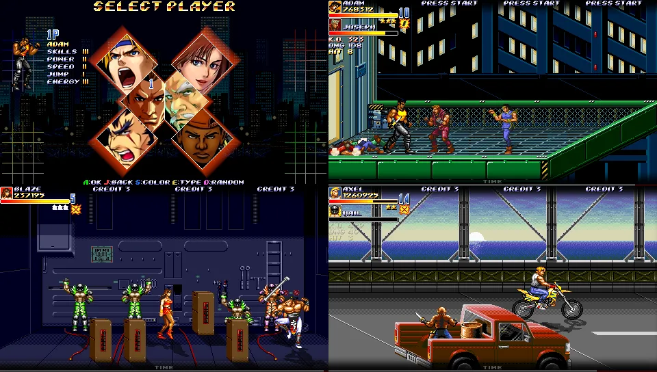 Streets of Rage X: um cartão-postal do OpenBOR - Backlogger