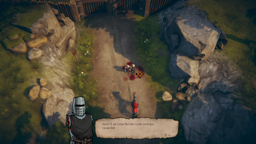 Referência do Cavaleiro Negro, personagem de Monty Python em Busca do Santo Graal