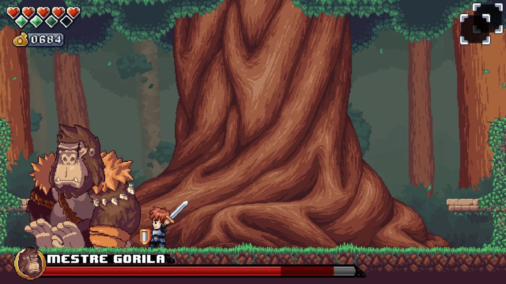 Chefão Gorila em A Lenda do Herói