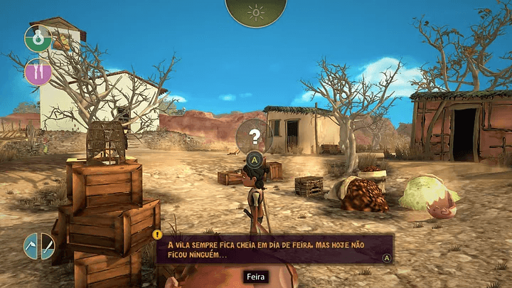 Cena do jogo Árida: Backland's Awakening