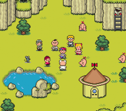 Saturn Valley no jogo Earthbound