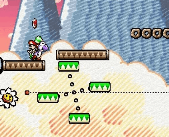 Gameplay de Super Mario World 2: Yoshi's Island