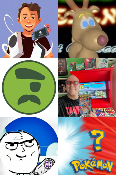 Avatares do Twitter dos principais redatores da primeira edição da Gamers em Ação