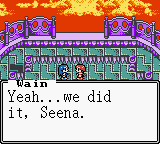 Wain e Seena, casal protagonista de Lufia: The Legend Returns