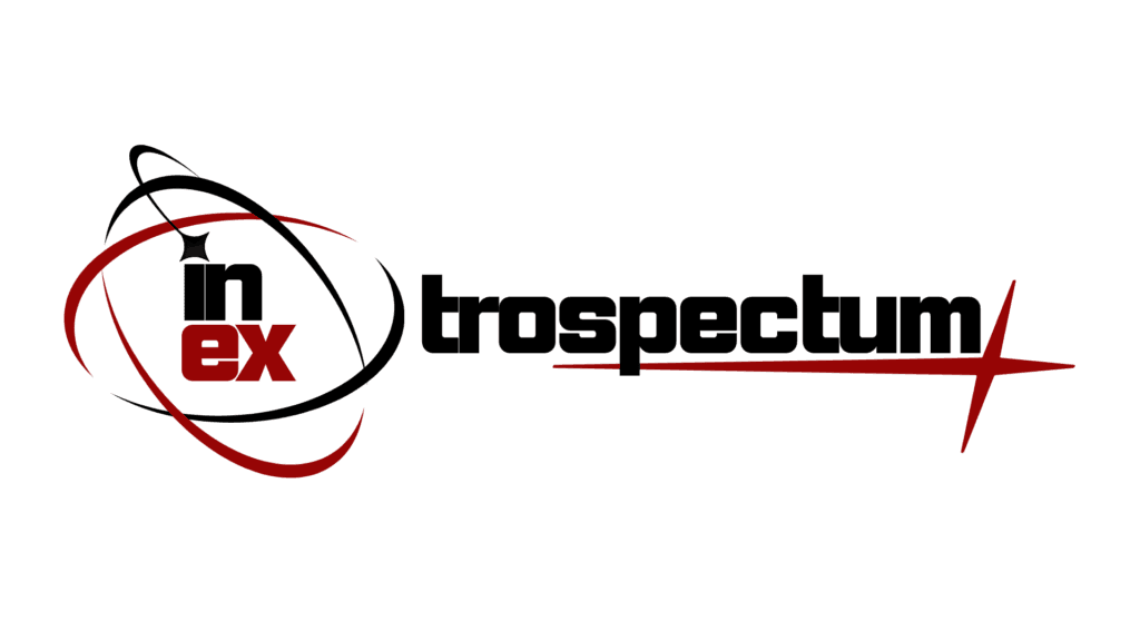 Logo do In(ex)trospectum, site focado em discussões sobre jogos
