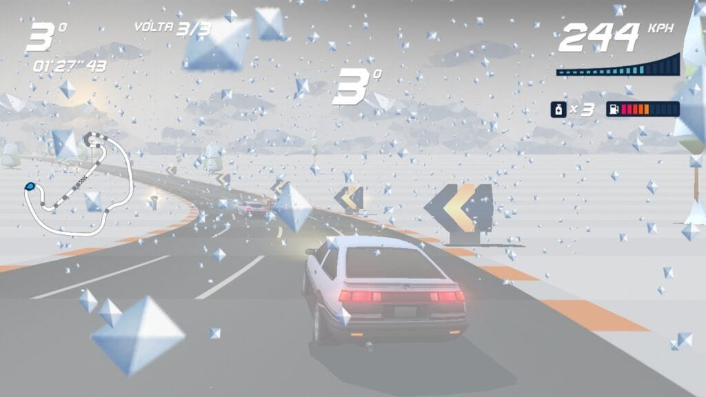 Um dos carros de Horizon Chase Turbo