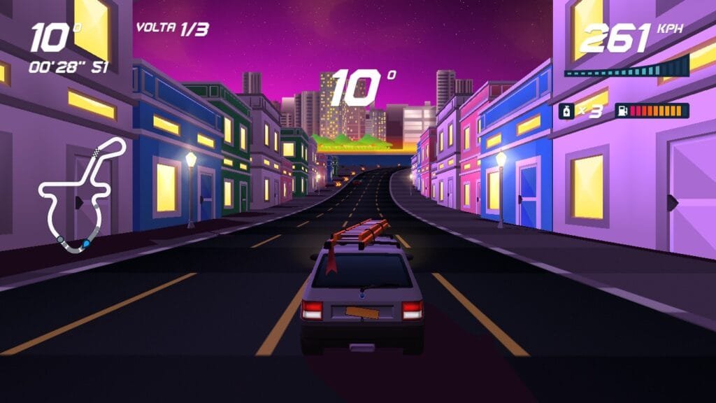 O carismático Carro da Firma, um dos veículos disponíveis em Horizon Chase
