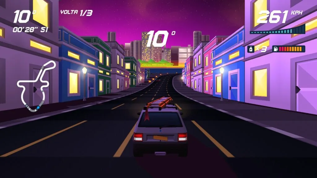 O carismático Carro da Firma, um dos veículos disponíveis em Horizon Chase