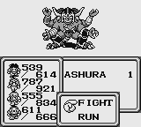 Ashura, um dos chefões de The Final Fantasy Legend