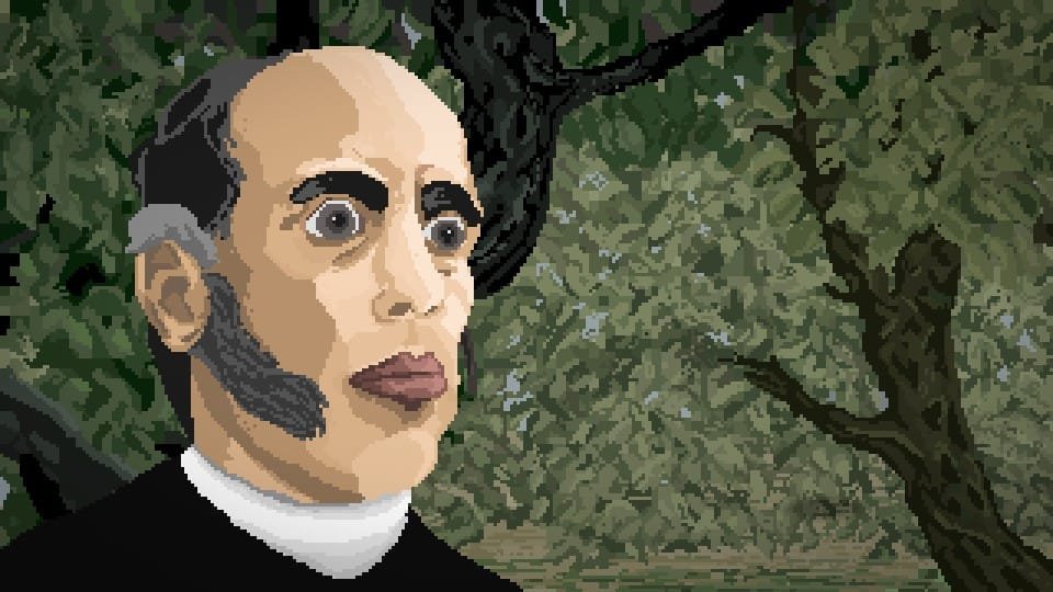 Padre Roache, um dos personagens do jogo