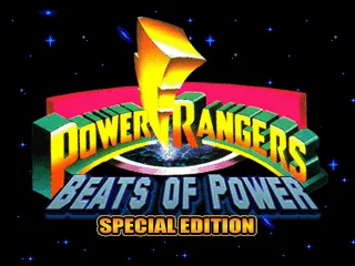 Tela de introdução de Power Rangers: Beats of Power, fangame de Power Rangers feito no OpenBOR pelo Merso X