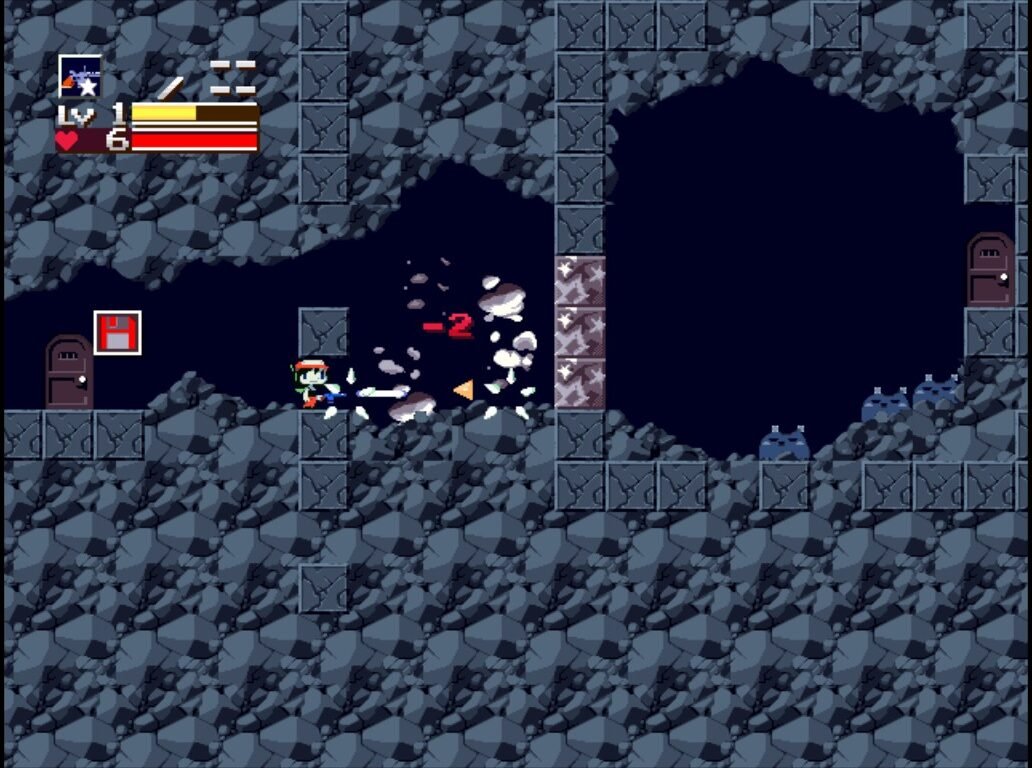 Primeira área de Cave Story
