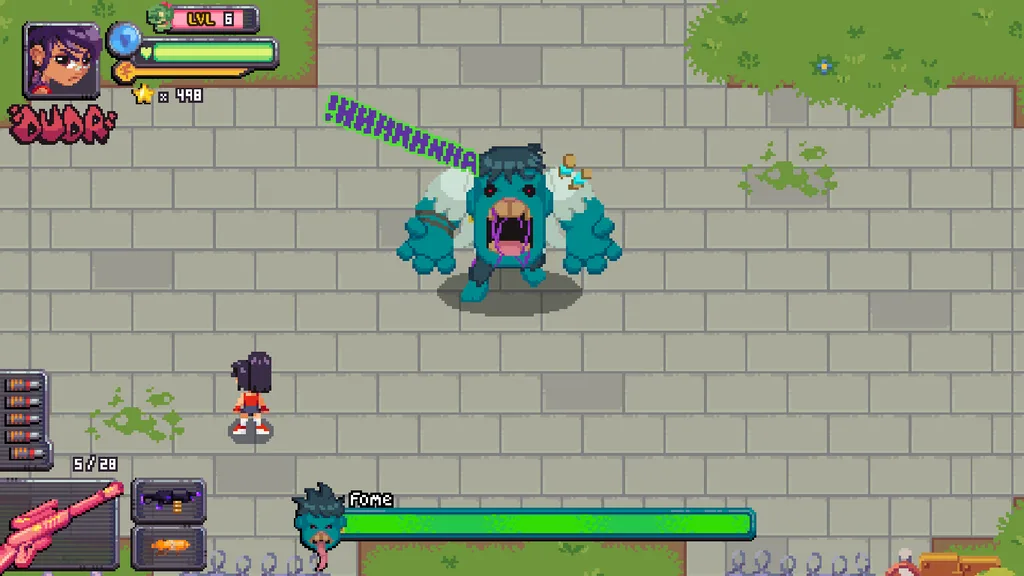 Fome, o chefão que aparece repetidas vezes em Ghetto Zombies: Graffiti Squad